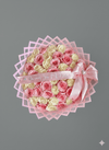 50 Pink & White Roses Bouquet - The Bridal Proposal