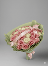 50 Roses: Eternal Love in Pink & White