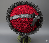 Ultimate 'I Love You' Bouquet: 75 Passion Red Roses with Royal Crown